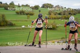 15.10.2022, Arcon, France (FRA): Loane Baverel (FRA) - Biathlon Samse Summer Tour, sprint, Arcon (FRA). www.nordicfocus.com. © Thibaut/NordicFocus. Every downloaded picture is fee-liable.