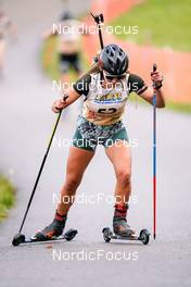 15.10.2022, Arcon, France (FRA): Justine Foulon (FRA) - Biathlon Samse Summer Tour, sprint, Arcon (FRA). www.nordicfocus.com. © Thibaut/NordicFocus. Every downloaded picture is fee-liable.