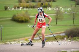 15.10.2022, Arcon, France (FRA): Charlotte Giunta (FRA) - Biathlon Samse Summer Tour, sprint, Arcon (FRA). www.nordicfocus.com. © Thibaut/NordicFocus. Every downloaded picture is fee-liable.