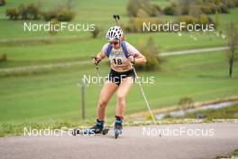 15.10.2022, Arcon, France (FRA): Ophelie Remonnay (FRA) - Biathlon Samse Summer Tour, sprint, Arcon (FRA). www.nordicfocus.com. © Thibaut/NordicFocus. Every downloaded picture is fee-liable.