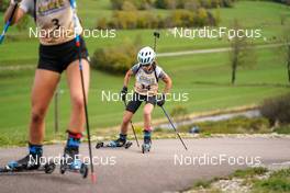 15.10.2022, Arcon, France (FRA): Anaelle Bondoux (FRA) - Biathlon Samse Summer Tour, sprint, Arcon (FRA). www.nordicfocus.com. © Thibaut/NordicFocus. Every downloaded picture is fee-liable.