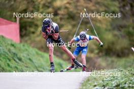 15.10.2022, Arcon, France (FRA): Quentin Fillon Maillet (FRA) - Biathlon Samse Summer Tour, sprint, Arcon (FRA). www.nordicfocus.com. © Thibaut/NordicFocus. Every downloaded picture is fee-liable.