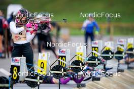 15.10.2022, Arcon, France (FRA): Julia Vogler (GER) - Biathlon Samse Summer Tour, sprint, Arcon (FRA). www.nordicfocus.com. © Thibaut/NordicFocus. Every downloaded picture is fee-liable.
