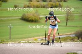 15.10.2022, Arcon, France (FRA): Chloe Dupont (GBR) - Biathlon Samse Summer Tour, sprint, Arcon (FRA). www.nordicfocus.com. © Thibaut/NordicFocus. Every downloaded picture is fee-liable.