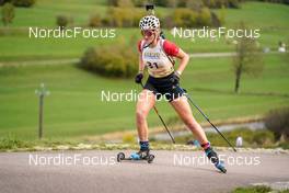 15.10.2022, Arcon, France (FRA): Maya Cloetens (BEL) - Biathlon Samse Summer Tour, sprint, Arcon (FRA). www.nordicfocus.com. © Thibaut/NordicFocus. Every downloaded picture is fee-liable.
