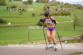 15.10.2022, Arcon, France (FRA): Noemie Remonnay (FRA) - Biathlon Samse Summer Tour, sprint, Arcon (FRA). www.nordicfocus.com. © Thibaut/NordicFocus. Every downloaded picture is fee-liable.