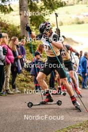 15.10.2022, Arcon, France (FRA): Yannik Kreuzer (SUI) - Biathlon Samse Summer Tour, sprint, Arcon (FRA). www.nordicfocus.com. © Thibaut/NordicFocus. Every downloaded picture is fee-liable.