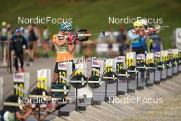 15.10.2022, Arcon, France (FRA): Oriol Bosch Benet (FRA) - Biathlon Samse Summer Tour, sprint, Arcon (FRA). www.nordicfocus.com. © Thibaut/NordicFocus. Every downloaded picture is fee-liable.
