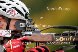 15.10.2022, Arcon, France (FRA): Fabien Claude (FRA) - Biathlon Samse Summer Tour, sprint, Arcon (FRA). www.nordicfocus.com. © Thibaut/NordicFocus. Every downloaded picture is fee-liable.