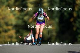 15.10.2022, Arcon, France (FRA): Louna Bouillet (FRA) - Biathlon Samse Summer Tour, sprint, Arcon (FRA). www.nordicfocus.com. © Thibaut/NordicFocus. Every downloaded picture is fee-liable.