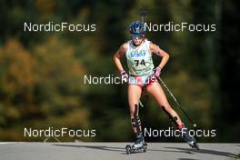 15.10.2022, Arcon, France (FRA): Tara Simon (FRA) - Biathlon Samse Summer Tour, sprint, Arcon (FRA). www.nordicfocus.com. © Thibaut/NordicFocus. Every downloaded picture is fee-liable.