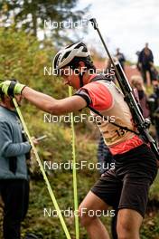 15.10.2022, Arcon, France (FRA): Noe Fuselier (FRA) - Biathlon Samse Summer Tour, sprint, Arcon (FRA). www.nordicfocus.com. © Thibaut/NordicFocus. Every downloaded picture is fee-liable.