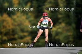 15.10.2022, Arcon, France (FRA): Adelie Langlais (FRA) - Biathlon Samse Summer Tour, sprint, Arcon (FRA). www.nordicfocus.com. © Thibaut/NordicFocus. Every downloaded picture is fee-liable.