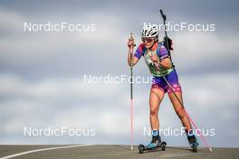 15.10.2022, Arcon, France (FRA): Lison Lonchampt (FRA) - Biathlon Samse Summer Tour, sprint, Arcon (FRA). www.nordicfocus.com. © Thibaut/NordicFocus. Every downloaded picture is fee-liable.