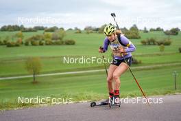 15.10.2022, Arcon, France (FRA): Charlotte Gallbronner (GER) - Biathlon Samse Summer Tour, sprint, Arcon (FRA). www.nordicfocus.com. © Thibaut/NordicFocus. Every downloaded picture is fee-liable.