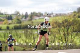 15.10.2022, Arcon, France (FRA): Louison Bois (FRA) - Biathlon Samse Summer Tour, sprint, Arcon (FRA). www.nordicfocus.com. © Thibaut/NordicFocus. Every downloaded picture is fee-liable.