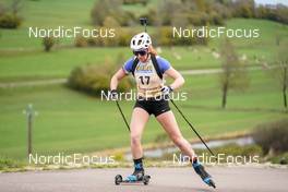 15.10.2022, Arcon, France (FRA): Manon Perrillat Bottonet (FRA) - Biathlon Samse Summer Tour, sprint, Arcon (FRA). www.nordicfocus.com. © Thibaut/NordicFocus. Every downloaded picture is fee-liable.