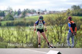 15.10.2022, Arcon, France (FRA): Emma Gachet (FRA) - Biathlon Samse Summer Tour, sprint, Arcon (FRA). www.nordicfocus.com. © Thibaut/NordicFocus. Every downloaded picture is fee-liable.