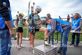 15.10.2022, Arcon, France (FRA): Lola Payot (FRA) - Biathlon Samse Summer Tour, sprint, Arcon (FRA). www.nordicfocus.com. © Thibaut/NordicFocus. Every downloaded picture is fee-liable.