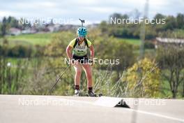 15.10.2022, Arcon, France (FRA): Charline Desmartin (FRA) - Biathlon Samse Summer Tour, sprint, Arcon (FRA). www.nordicfocus.com. © Thibaut/NordicFocus. Every downloaded picture is fee-liable.