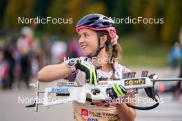 15.10.2022, Arcon, France (FRA): Anais Chevalier-Bouchet (FRA) - Biathlon Samse Summer Tour, sprint, Arcon (FRA). www.nordicfocus.com. © Thibaut/NordicFocus. Every downloaded picture is fee-liable.