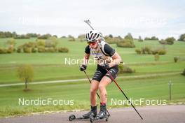 15.10.2022, Arcon, France (FRA): Coralie Langel (FRA) - Biathlon Samse Summer Tour, sprint, Arcon (FRA). www.nordicfocus.com. © Thibaut/NordicFocus. Every downloaded picture is fee-liable.