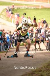 15.10.2022, Arcon, France (FRA): Valentin Lejeune (FRA) - Biathlon Samse Summer Tour, sprint, Arcon (FRA). www.nordicfocus.com. © Thibaut/NordicFocus. Every downloaded picture is fee-liable.