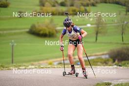 15.10.2022, Arcon, France (FRA): Maela Correia (FRA) - Biathlon Samse Summer Tour, sprint, Arcon (FRA). www.nordicfocus.com. © Thibaut/NordicFocus. Every downloaded picture is fee-liable.