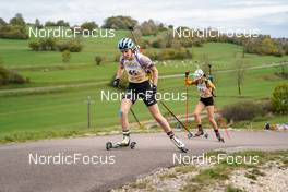 15.10.2022, Arcon, France (FRA): Paula Botet (FRA) - Biathlon Samse Summer Tour, sprint, Arcon (FRA). www.nordicfocus.com. © Thibaut/NordicFocus. Every downloaded picture is fee-liable.
