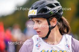 15.10.2022, Arcon, France (FRA): Julia Simon (FRA) - Biathlon Samse Summer Tour, sprint, Arcon (FRA). www.nordicfocus.com. © Thibaut/NordicFocus. Every downloaded picture is fee-liable.
