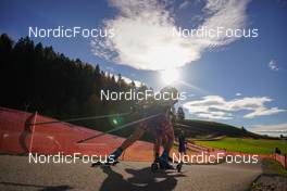 15.10.2022, Arcon, France (FRA): Tom Bouillet (FRA) - Biathlon Samse Summer Tour, sprint, Arcon (FRA). www.nordicfocus.com. © Thibaut/NordicFocus. Every downloaded picture is fee-liable.
