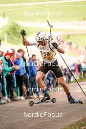 15.10.2022, Arcon, France (FRA): Mathis Huyghe (FRA) - Biathlon Samse Summer Tour, sprint, Arcon (FRA). www.nordicfocus.com. © Thibaut/NordicFocus. Every downloaded picture is fee-liable.