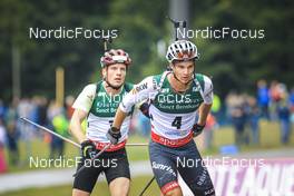 28.08.2022, Ruhpolding, Germany (GER): Niklas Hartweg (SUI) - IBU Summer Biathlon World Championships, mass men, Ruhpolding (GER). www.nordicfocus.com. © Manzoni/NordicFocus. Every downloaded picture is fee-liable.