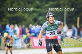 28.08.2022, Ruhpolding, Germany (GER): Joscha Burkhalter (SUI) - IBU Summer Biathlon World Championships, mass men, Ruhpolding (GER). www.nordicfocus.com. © Manzoni/NordicFocus. Every downloaded picture is fee-liable.