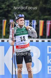 28.08.2022, Ruhpolding, Germany (GER): Sebastian Stalder (SUI) - IBU Summer Biathlon World Championships, mass men, Ruhpolding (GER). www.nordicfocus.com. © Manzoni/NordicFocus. Every downloaded picture is fee-liable.