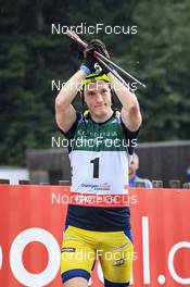 28.08.2022, Ruhpolding, Germany (GER): Sebastian Samuelsson (SWE) - IBU Summer Biathlon World Championships, mass men, Ruhpolding (GER). www.nordicfocus.com. © Manzoni/NordicFocus. Every downloaded picture is fee-liable.