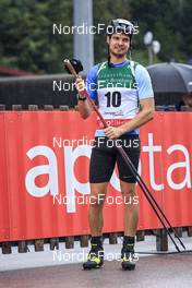 28.08.2022, Ruhpolding, Germany (GER): Rene Zahkna (EST) - IBU Summer Biathlon World Championships, mass men, Ruhpolding (GER). www.nordicfocus.com. © Manzoni/NordicFocus. Every downloaded picture is fee-liable.