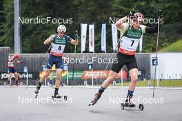 28.08.2022, Ruhpolding, Germany (GER): Lucas Fratzscher (GER) - IBU Summer Biathlon World Championships, mass men, Ruhpolding (GER). www.nordicfocus.com. © Manzoni/NordicFocus. Every downloaded picture is fee-liable.