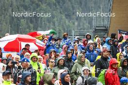 28.08.2022, Ruhpolding, Germany (GER): Event Feature: Italian fans - IBU Summer Biathlon World Championships, mass women, Ruhpolding (GER). www.nordicfocus.com. © Manzoni/NordicFocus. Every downloaded picture is fee-liable.