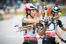 28.08.2022, Ruhpolding, Germany (GER): Lisa Vittozzi (ITA) - IBU Summer Biathlon World Championships, mass women, Ruhpolding (GER). www.nordicfocus.com. © Manzoni/NordicFocus. Every downloaded picture is fee-liable.