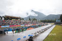 28.08.2022, Ruhpolding, Germany (GER): Event Feature: Athletes at the shooting range - IBU Summer Biathlon World Championships, mass women, Ruhpolding (GER). www.nordicfocus.com. © Manzoni/NordicFocus. Every downloaded picture is fee-liable.