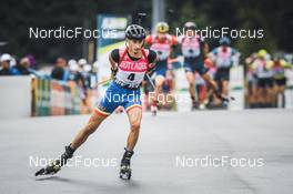 28.08.2022, Ruhpolding, Germany (GER): George Coltea (ROU) - IBU Summer Biathlon World Championships, pursuit junior men, Ruhpolding (GER). www.nordicfocus.com. © Manzoni/NordicFocus. Every downloaded picture is fee-liable.