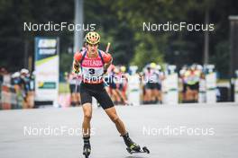 28.08.2022, Ruhpolding, Germany (GER): Fabian Kaskel (GER) - IBU Summer Biathlon World Championships, pursuit junior men, Ruhpolding (GER). www.nordicfocus.com. © Manzoni/NordicFocus. Every downloaded picture is fee-liable.