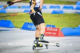 28.08.2022, Ruhpolding, Germany (GER): Event Feature: Penalty loop - IBU Summer Biathlon World Championships, pursuit junior men, Ruhpolding (GER). www.nordicfocus.com. © Manzoni/NordicFocus. Every downloaded picture is fee-liable.