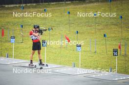 28.08.2022, Ruhpolding, Germany (GER): Rasmus Schiellerup (DEN) - IBU Summer Biathlon World Championships, pursuit junior men, Ruhpolding (GER). www.nordicfocus.com. © Manzoni/NordicFocus. Every downloaded picture is fee-liable.