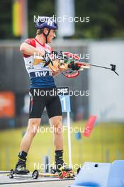 28.08.2022, Ruhpolding, Germany (GER): Tomas Mikyska (CZE) - IBU Summer Biathlon World Championships, pursuit junior men, Ruhpolding (GER). www.nordicfocus.com. © Manzoni/NordicFocus. Every downloaded picture is fee-liable.