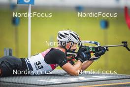 28.08.2022, Ruhpolding, Germany (GER): Martin Cienik (SVK) - IBU Summer Biathlon World Championships, pursuit junior men, Ruhpolding (GER). www.nordicfocus.com. © Manzoni/NordicFocus. Every downloaded picture is fee-liable.