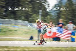 27.08.2022, Ruhpolding, Germany (GER): Linus Kesper (GER) - IBU Summer Biathlon World Championships, sprint junior men, Ruhpolding (GER). www.nordicfocus.com. © Manzoni/NordicFocus. Every downloaded picture is fee-liable.
