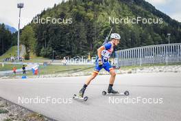 27.08.2022, Ruhpolding, Germany (GER): Robert Grumeza (ROU) - IBU Summer Biathlon World Championships, sprint junior men, Ruhpolding (GER). www.nordicfocus.com. © Manzoni/NordicFocus. Every downloaded picture is fee-liable.
