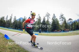27.08.2022, Ruhpolding, Germany (GER): Fabian Kaskel (GER) - IBU Summer Biathlon World Championships, sprint junior men, Ruhpolding (GER). www.nordicfocus.com. © Manzoni/NordicFocus. Every downloaded picture is fee-liable.